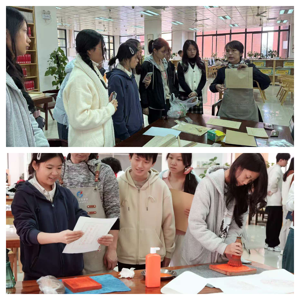 福建省图书馆在福建中医药大学开展<div>“古籍保护进校园”活动</div>